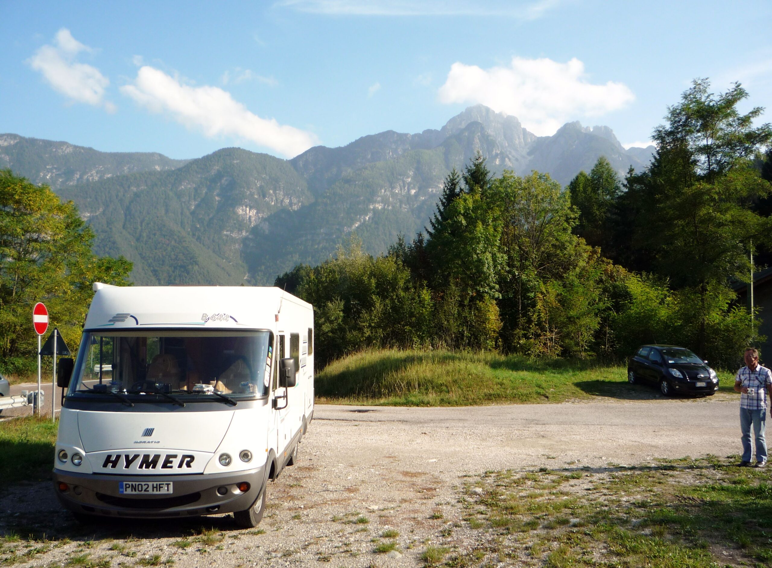 Lunch stop in the mountains