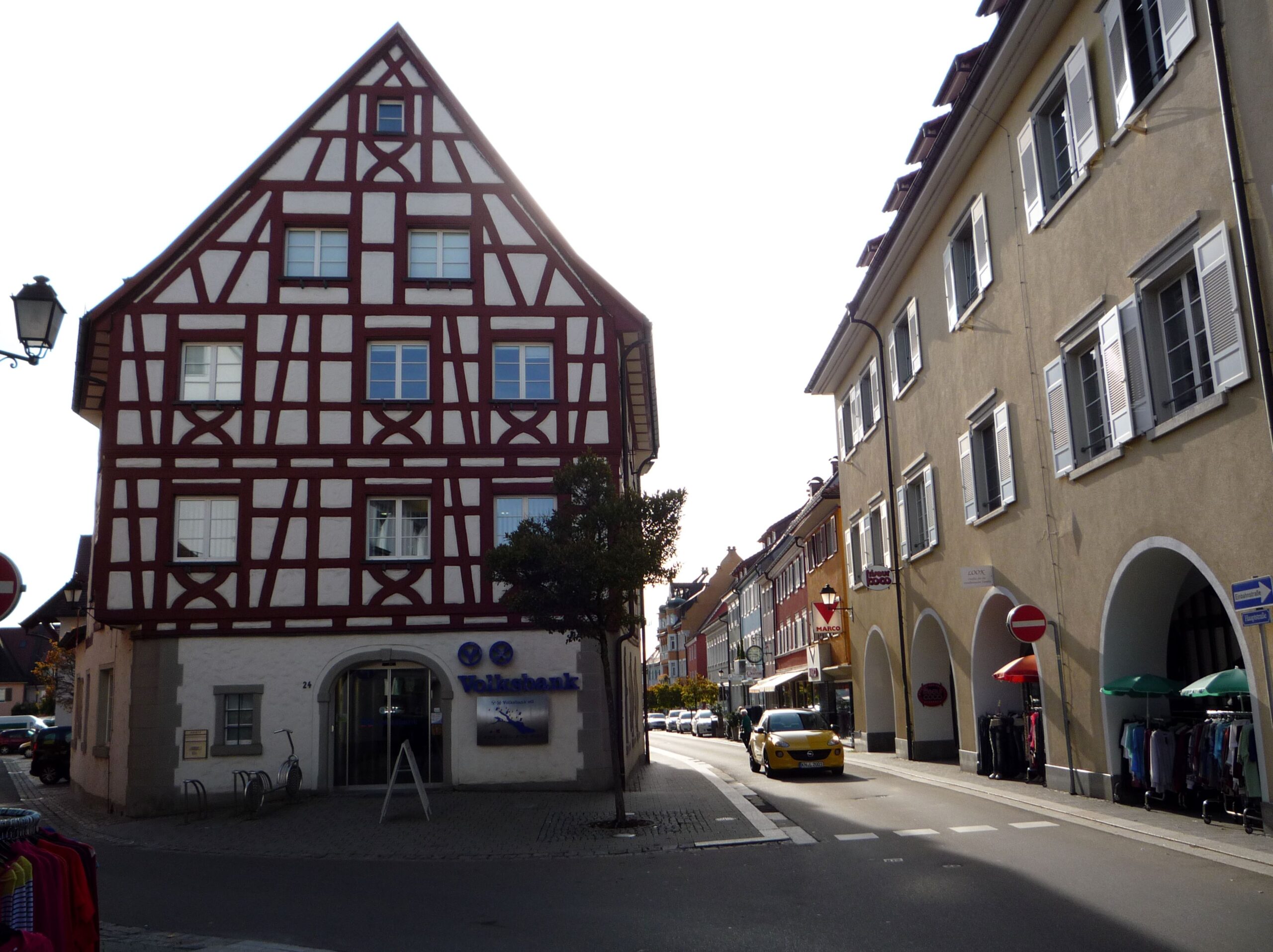 The centre of Stockach, another pretty town - and some nice shops!